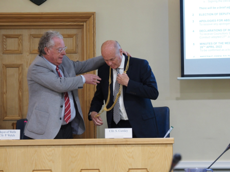 Congratulations to the Right Worshipful Mayor of Wells, Cllr Stewart Cursley.