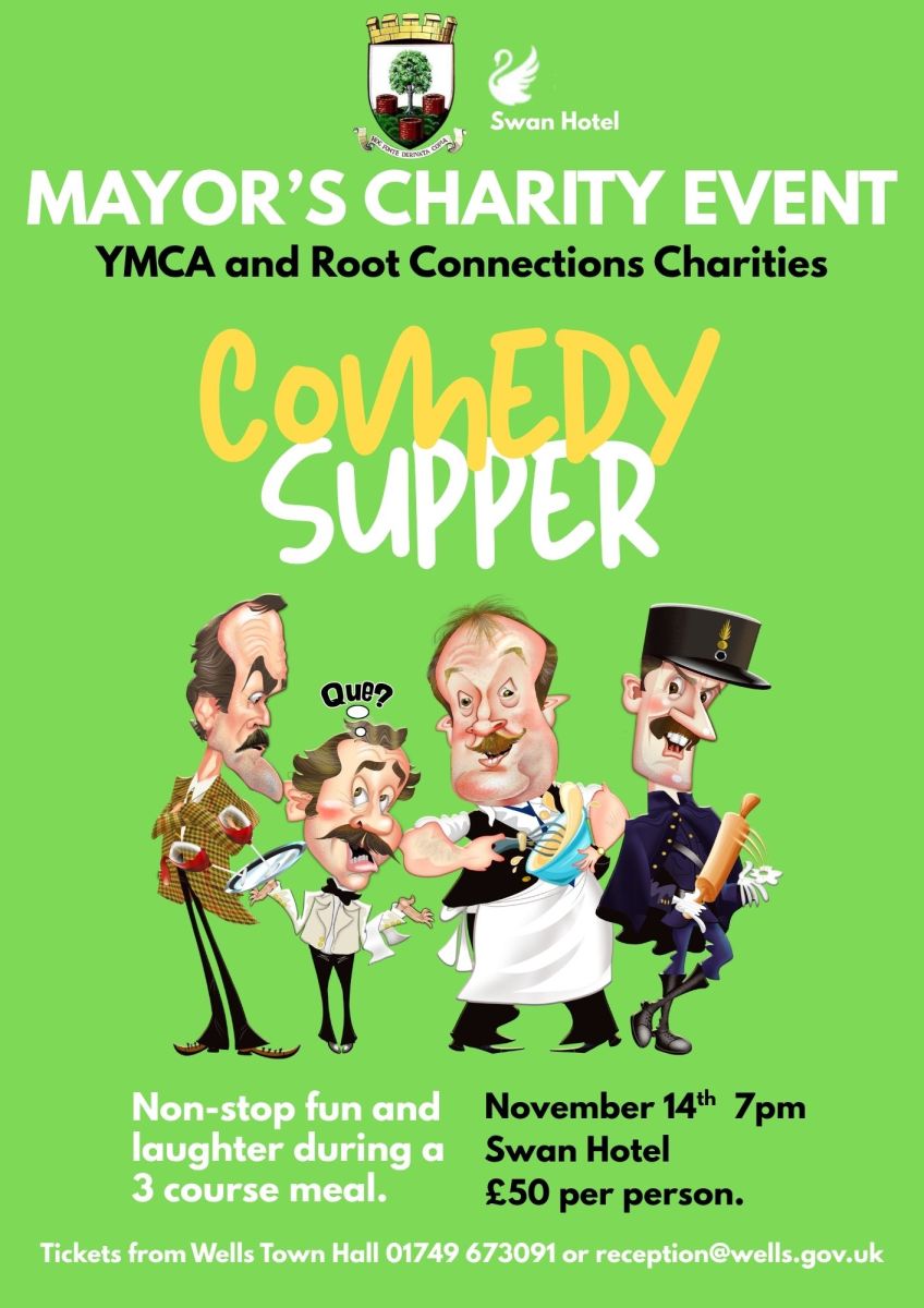 A copy of the Mayor's Charity Event poster.