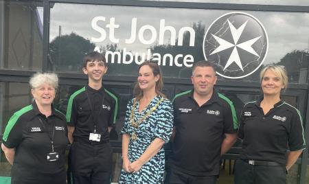 First Aiders at St. John’s Ambulance Training Centre in Wells