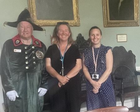 Chewton Mendip Primary School visits The Mayor of Wells