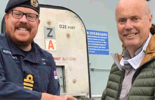 A visit to HMS Somerset