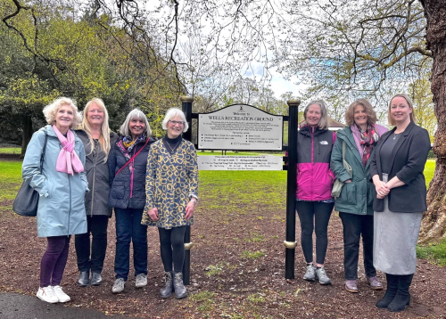 Restoring Signage in Wells Recreation Ground 